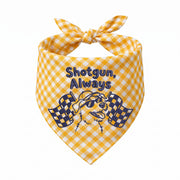 Car Racing Personalized Embroidered Dog Bandana for the Ride-Along Buddy