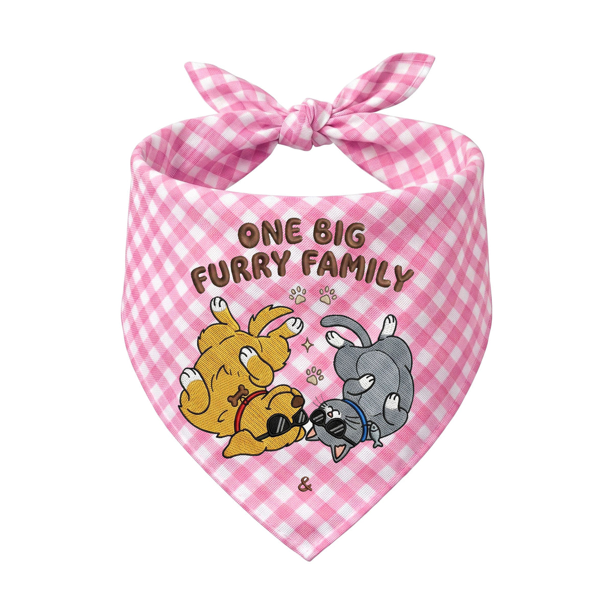 Golden Retriever Personalized Embroidered Pet Bandana for Cat Owners (ver 2)