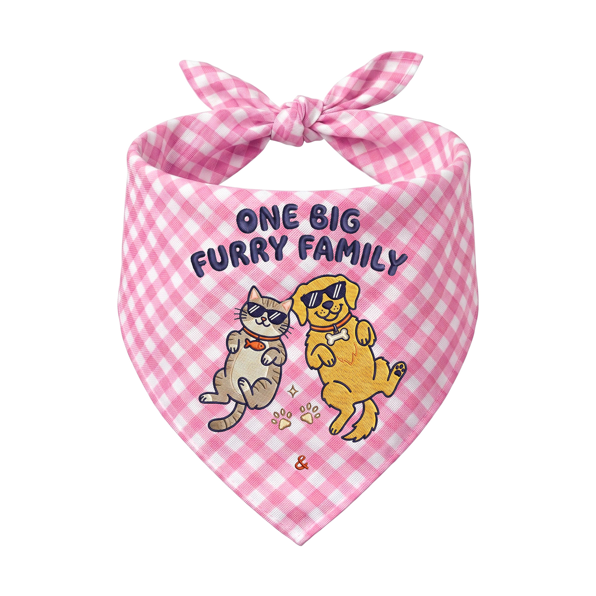 Golden Retriever Personalized Embroidered Pet Bandana for Cat Owners (ver 3)
