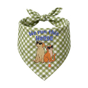 Labrador Cat Owner Personalized Embroidered Pet Bandana for Multi-Pet Homes (ver 2)