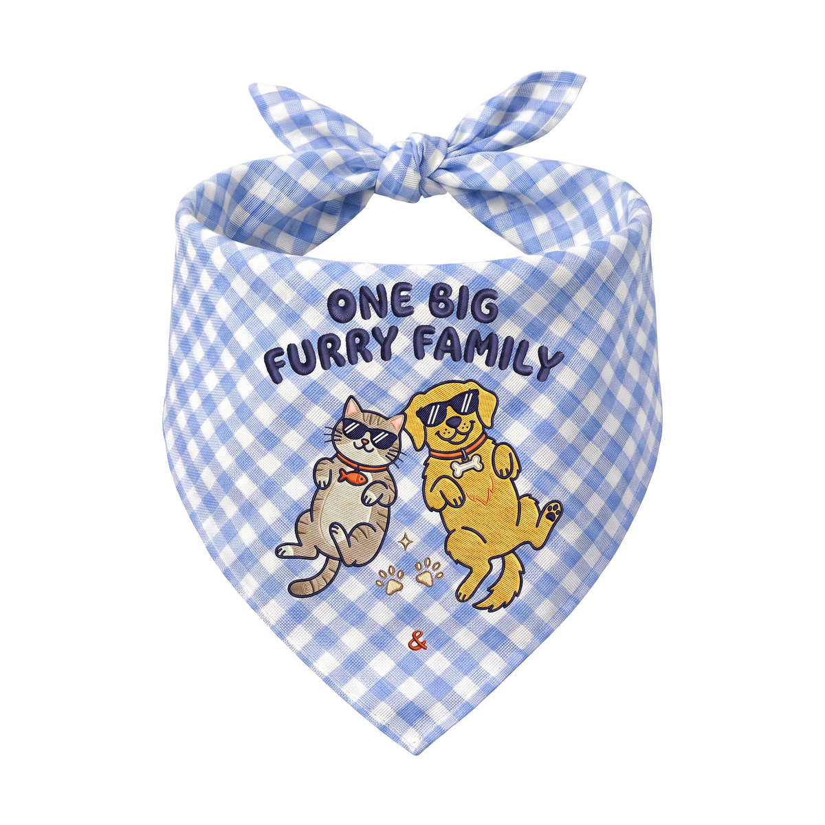 Golden Retriever Personalized Embroidered Pet Bandana for Cat Owners (ver 3)