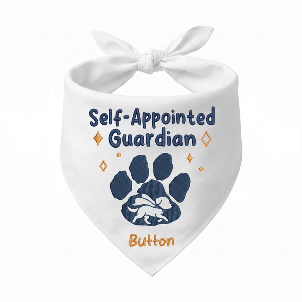 New Pet Owner & Baby Personalized Embroidered Dog Bandana for a New Baby Home