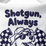 Car Racing Personalized Embroidered Dog Bandana for the Ride-Along Buddy