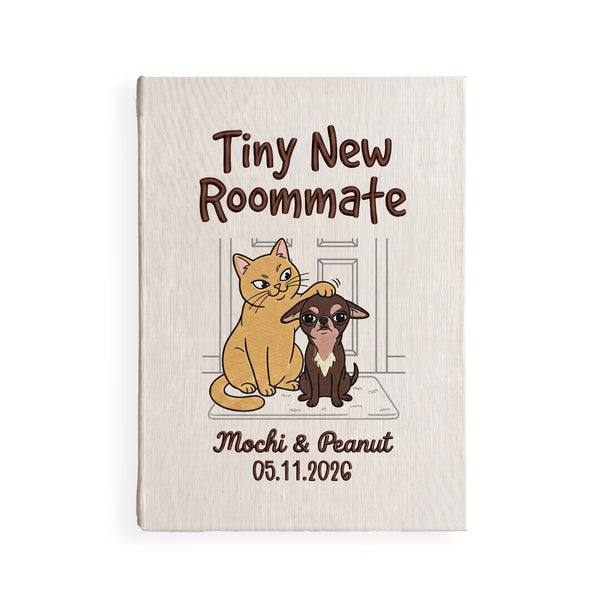 Chihuahua New Pet Owner + Cat Owner Personalized Embroidered Album for a New Pet Family Gift