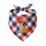 Labrador Cat Owner Personalized Embroidered Pet Bandana for Multi-Pet Homes (ver 2)