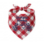 Car Racing Personalized Embroidered Dog Bandana for the Ride-Along Buddy