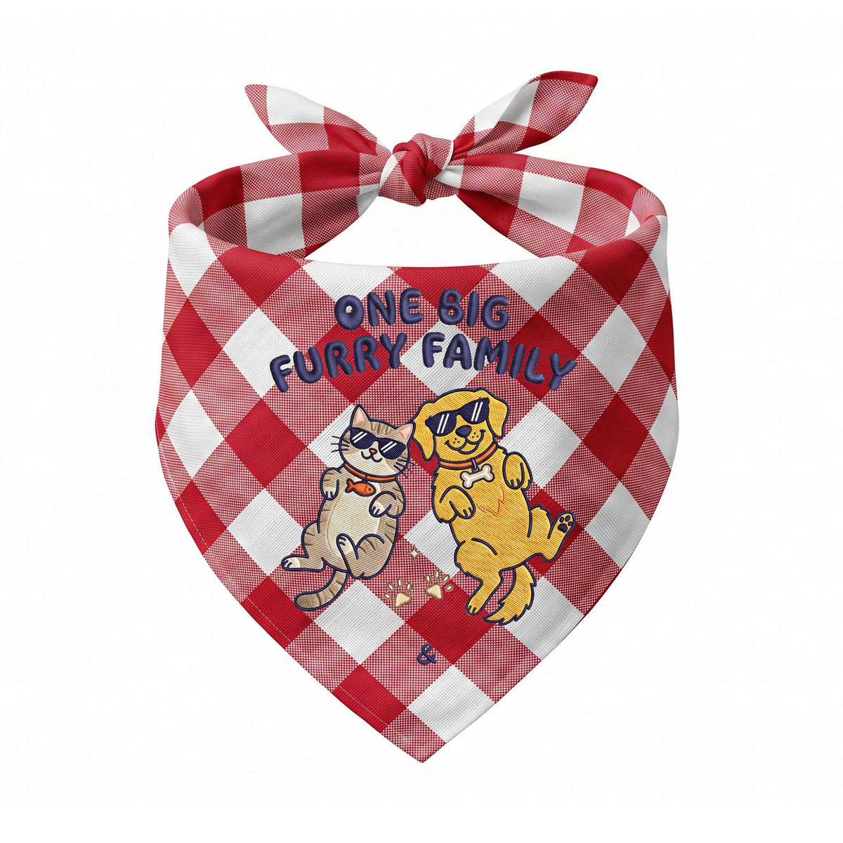 Golden Retriever Personalized Embroidered Pet Bandana for Cat Owners (ver 3)