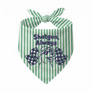 Car Racing Personalized Embroidered Dog Bandana for the Ride-Along Buddy
