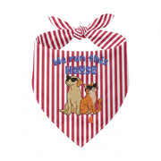 Labrador Cat Owner Personalized Embroidered Pet Bandana for Multi-Pet Homes (ver 2)