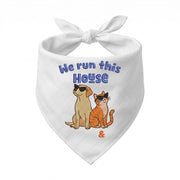 Labrador Cat Owner Personalized Embroidered Pet Bandana for Multi-Pet Homes (ver 2)