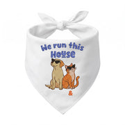 Labrador Cat Owner Personalized Embroidered Pet Bandana for Multi-Pet Homes (ver 2)