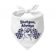 Car Racing Personalized Embroidered Dog Bandana for the Ride-Along Buddy